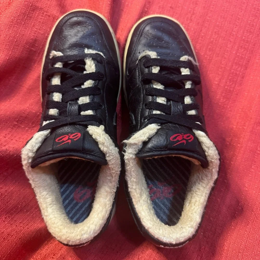 NIKE Rare Dunk‎ Low 6.0 Women's 8/Mens 6.5 454760-001, EUC